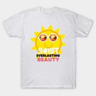 The sun is watching the sunset T-Shirt